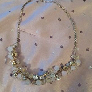 Silver statement necklace